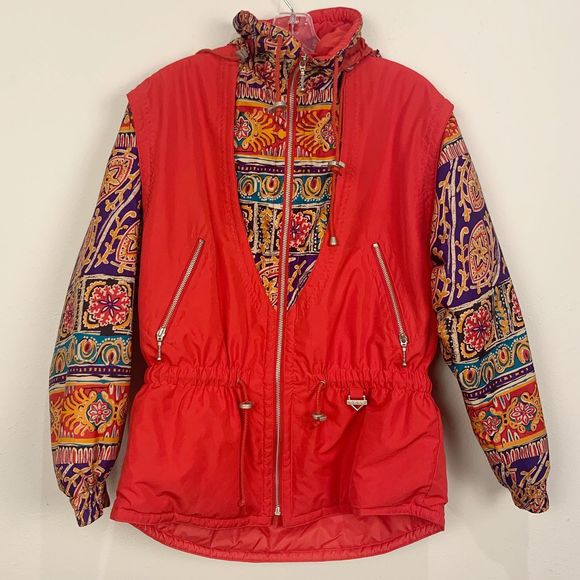 Fera Skiwear Red Ski Jacket Size 10 - Picture 1 of 3